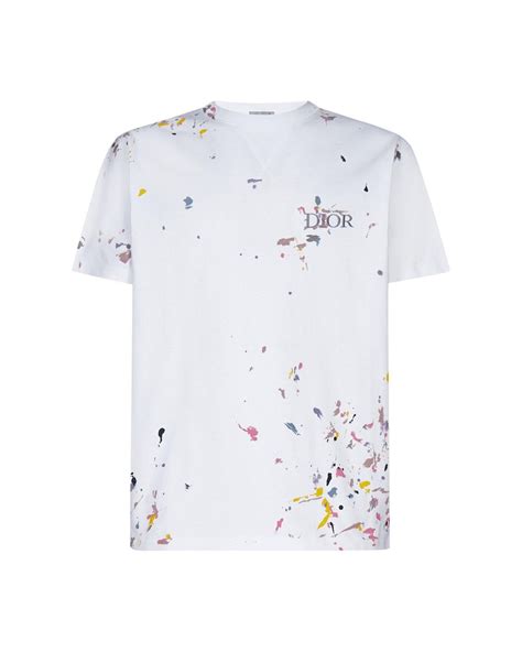 dior t shirt paint|Dior t shirt men price.